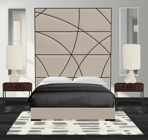 Letto king size - 20-0641 DIOR - Christopher Guy - queen size / contemporaneo / imbottito