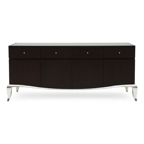 Credenza classica - 85-0038 RIVIERA - Christopher Guy - in mogano / in vetro / bianca