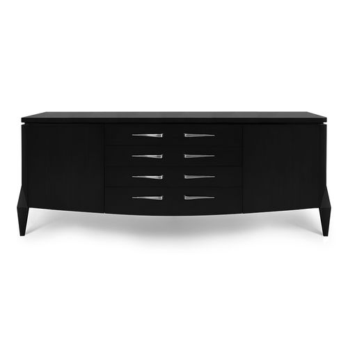 Credenza classica - 85-0030 BENTLEY - Christopher Guy - in mogano / nera / avorio