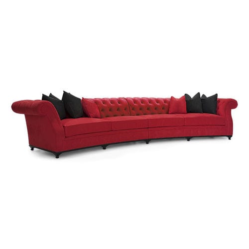 Divano classico - 60-0337 MCQUEEN - Christopher Guy - in velluto / in raso / in seta