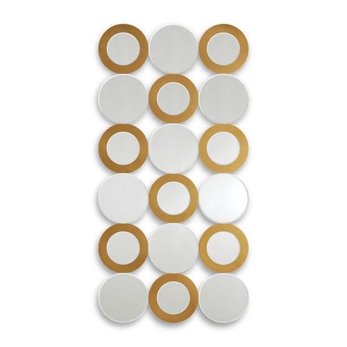 Specchio a muro - 50-2888 SIXTIES - Christopher Guy - design originale / rettangolare / in legno dorato a foglia oro