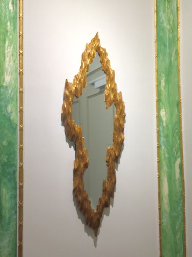 Specchio a muro - KARINA - Christopher Guy - contemporaneo / in mogano / dorato