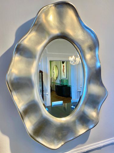 Specchio a muro - PEPITE D'OR - Christopher Guy - contemporaneo / in legno di latifoglie / dorato