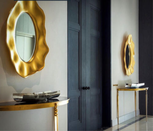 Consolle contemporanea - Leclair - Christopher Guy - in metallo / curva / per uso residenziale