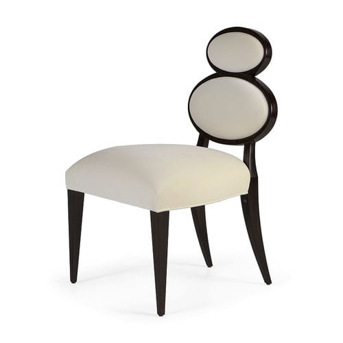 Sedia da pranzo contemporanea - EIGHT - Christopher Guy - da interno / in velluto / in raso