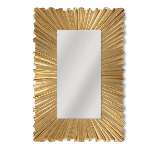 Specchio a muro - RUFFLE - Christopher Guy - contemporaneo / rettangolare / in legno massiccio