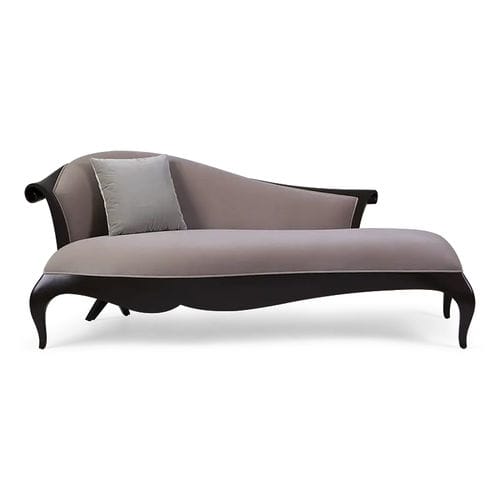 Dormeuse classica - SOFIA - Christopher Guy - in tessuto / in mogano / con supporto in legno