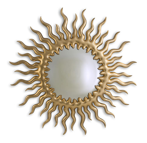 Specchio a muro - 50-2996 HELIANTHUS - Christopher Guy - classico / rotondo / in legno di latifoglie