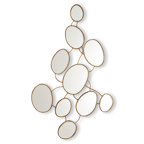 Specchio a muro - 50-2736 MARSHMALLOW - Christopher Guy - classico / in acciaio / dorato