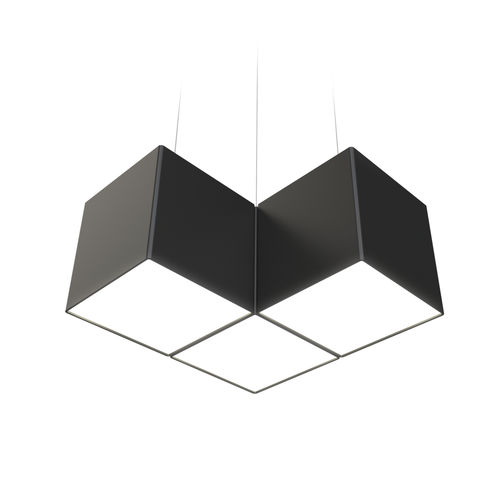 Luce a sospensione - NOISE CORNER - LUG Light Factory - LED / quadrata / IP20