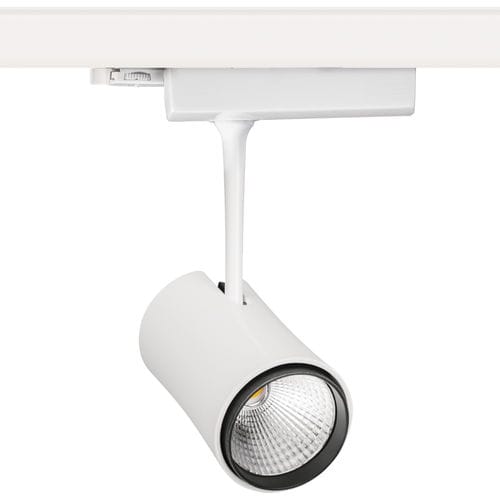 Faretti a binario LED - TINO  - LUG Light Factory - tondo / in ghisa di alluminio / per museo