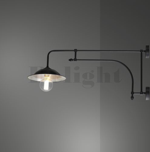 Applique in stile industriale - CARLO - Zefkilis Bros Co - Delight - da interno / in metallo / fissa