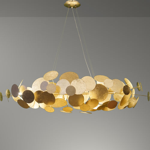 Lampadario contemporaneo - ELEANOR - Zefkilis Bros Co - Delight - in metallo / da 10 lampadine / contract