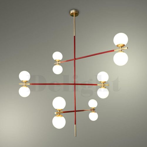 Plafoniera contemporanea - ICARUS - Zefkilis Bros Co - Delight - in vetro soffiato / in metallo / LED