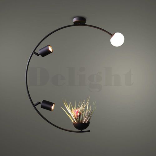 Plafoniera contemporanea - CODE-C - Zefkilis Bros Co - Delight - semitonda / in vetro soffiato / in metallo