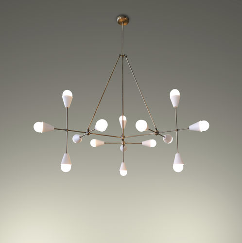 Lampadario contemporaneo - Jagger - Zefkilis Bros Co - Delight - in metallo / da 14 lampadine / alogeno
