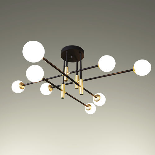Lampadario contemporaneo - Kaiser - Zefkilis Bros Co - Delight - in vetro soffiato / in metallo / da 8 lampadine