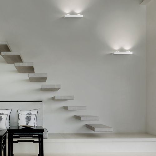 Applique contemporanea - SHELF  - LODES - da interno / in cristallo / in metallo