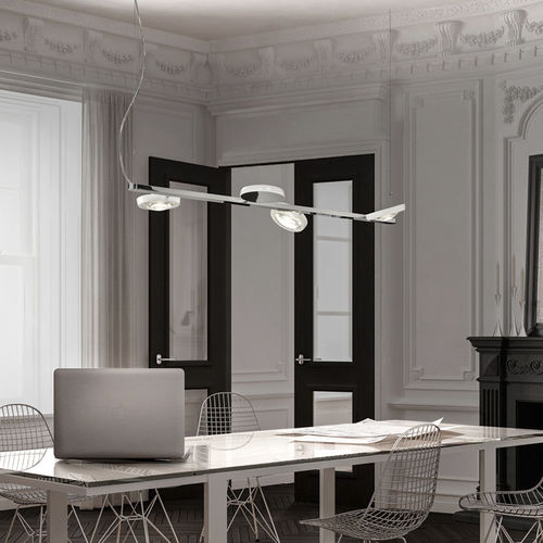 Lampada a sospensione - NAUTILUS - LODES - in metallo cromato / contemporanea / con cavo