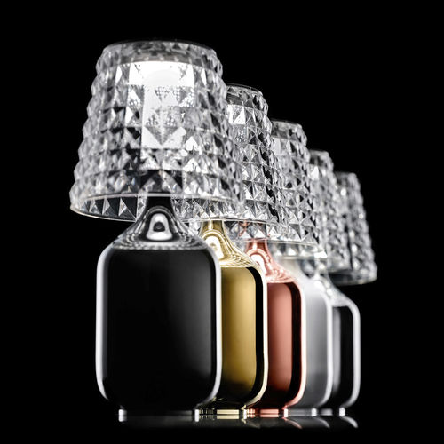 Lampada portatile - VALENTINA - LODES - in metallo cromato / in PMMA / contemporanea