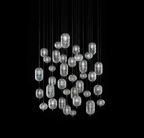 Lampada a sospensione - JEFFERSON - LODES - in cristallo / contemporanea / senza fili