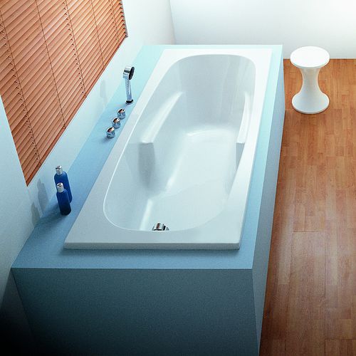 Vasca da bagno in acrilico - BENIDORM: 6112 - HOESCH - bianca