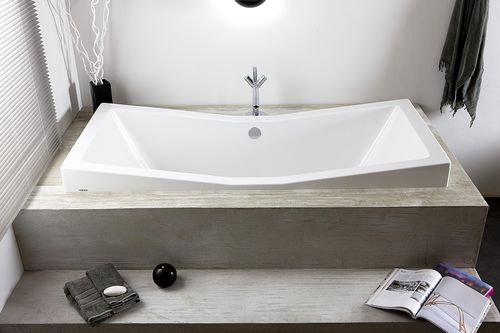 Vasca da bagno in acrilico - FOSTER: 6628 - HOESCH - doppia / bianca
