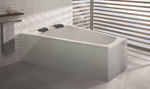 Vasca da bagno in acrilico - LARGO: 3705 - HOESCH - bianca