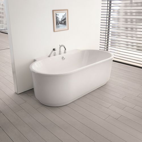 Vasca da bagno ovale - FOSTER : 6478 - HOESCH - da appoggio / in acrilico / bianca