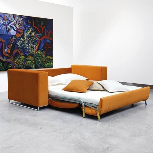 Divano letto - SAMOA - CASAMANIA HORM - contemporaneo / in tessuto / in pelle