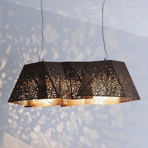 Lampada a sospensione - PLYWOOD - CASAMANIA HORM - in noce / design originale / con cavo