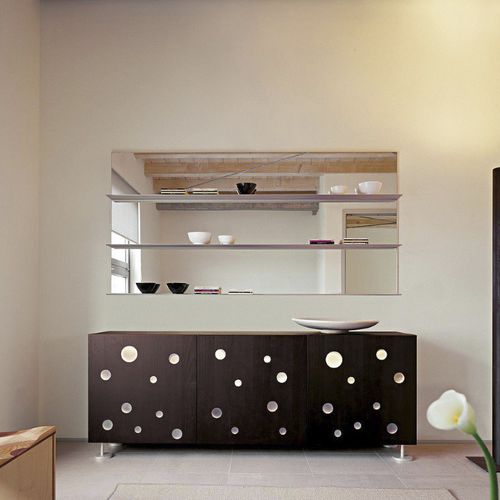 Specchio a muro - Gill - CASAMANIA HORM - contemporaneo / rettangolare / in alluminio