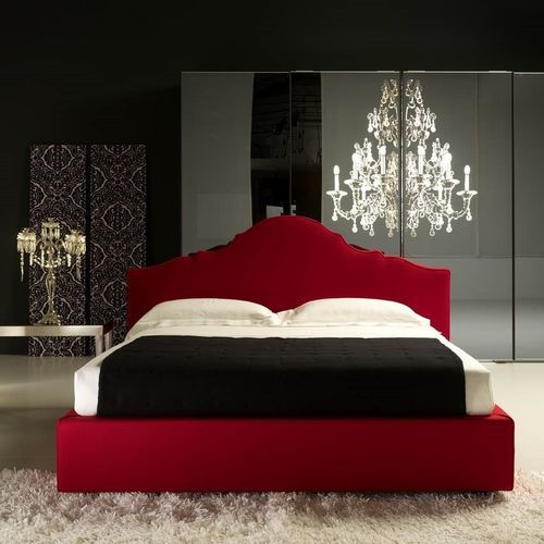 Letto matrimoniale - FLORES - CASAMANIA HORM - classico / imbottito / con testiera imbottita