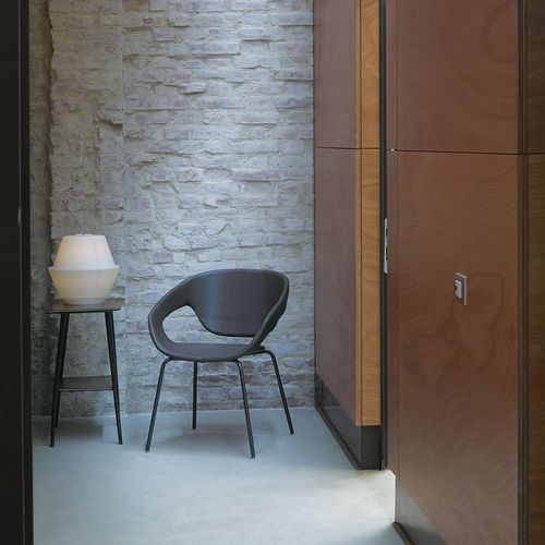 Sedia contemporanea - VAD  - CASAMANIA HORM - da interno / in polipropilene / in pelle