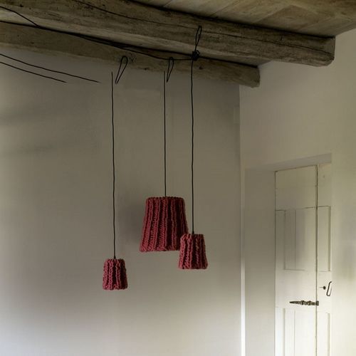 Lampada a sospensione - GRANNY - CASAMANIA HORM - in lana / contemporanea / con cavo