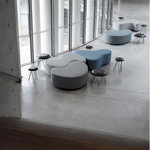 Divanetto imbottito modulare - NINA, PINTA Y SANTA MARIA - CASAMANIA HORM - design originale / in tessuto / in pelle