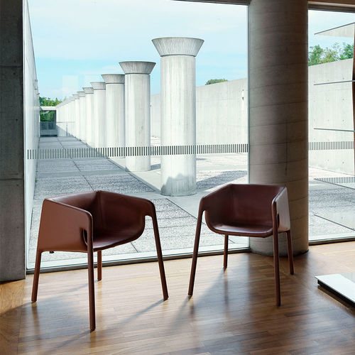 Sedia contemporanea - LOBBY - CASAMANIA HORM - da interno / in pelle / in tessuto