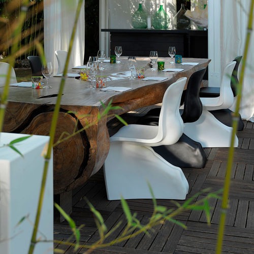 Sedia design originale - HER MATT - CASAMANIA HORM - da interno / da esterno / in polietilene