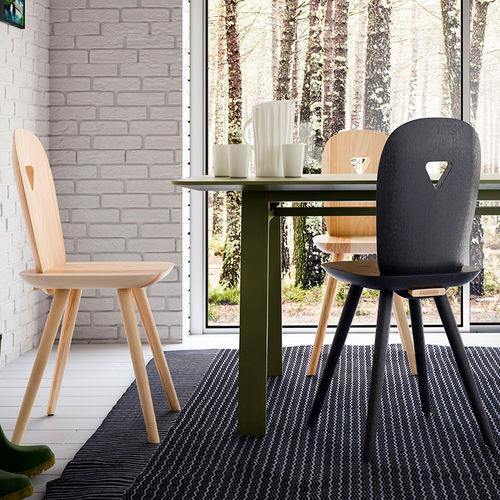 Sedia contemporanea - LA DINA - CASAMANIA HORM - da interno / in frassino / con supporto in frassino