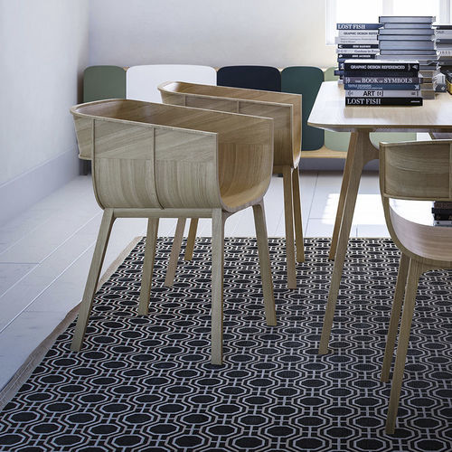 Sedia contemporanea - MARITIME  - CASAMANIA HORM - da interno / in rovere / con supporto in quercia