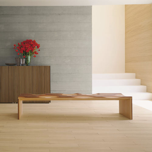 Panca design originale - RIPPLES  - CASAMANIA HORM - in composito / in ciliegio / in mogano