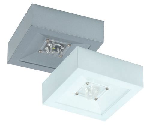 Illuminazione di emergenza da soffitto - LOVATO - MODUS, Spol. - quadrata / LED / in policarbonato