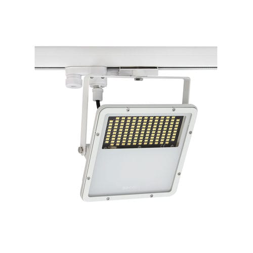 Faretti a binario LED - PROTEK  - SECOM Iluminacion, - quadrato / in ghisa di alluminio / in policarbonato