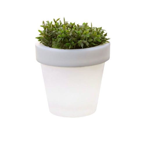 Vaso da giardino in polietilene - NAYA  - SECOM Iluminacion, - rotondo / luminoso / per uso residenziale