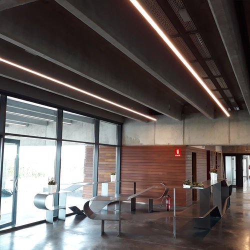 Luce a sospensione - ALIKET BASIC  - SECOM Iluminacion, - da incasso a soffitto / LED / lineare