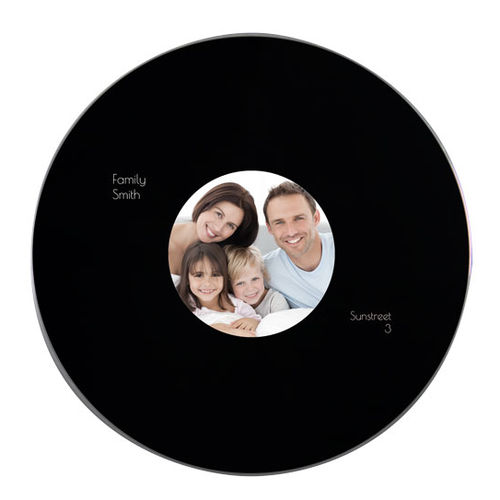 Videocitofono nero - CIRCLE - DIVUS. Show it. Control it. - da interno / con videocamera / touch screen