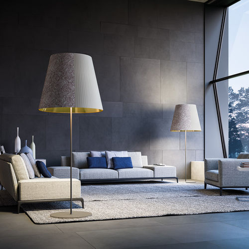 Lampada da terra - MELTING POT - AXO Light - in metallo / in tessuto / contemporanea