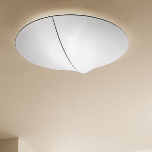 Plafoniera contemporanea - NELLY - AXO Light - rotonda / in metallo / in tessuto