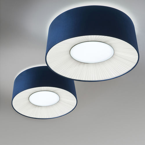 Plafoniera contemporanea - VELVET - AXO Light - rotonda / in tessuto / LED