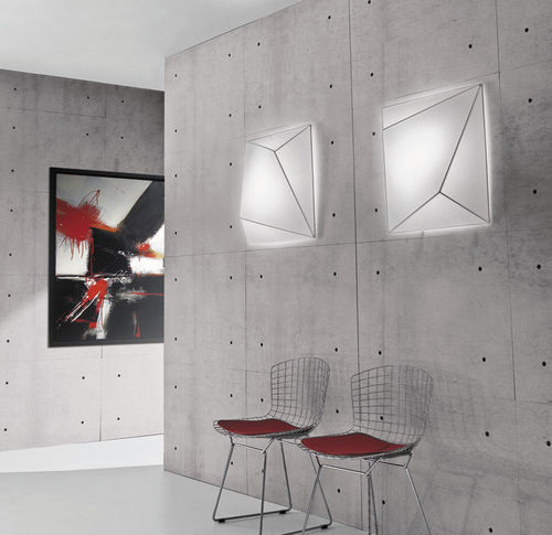 Applique contemporanea - UKIYO - AXO Light - da interno / in metallo / in tessuto